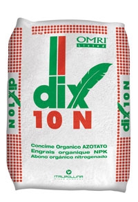 DIX 10 NPK 10-3-3 szervestrágya granulátum 25 kg