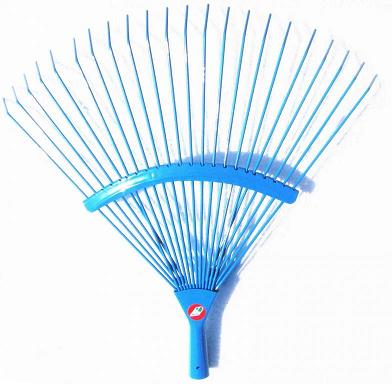 Lawn broom MUTA with stick, tipped