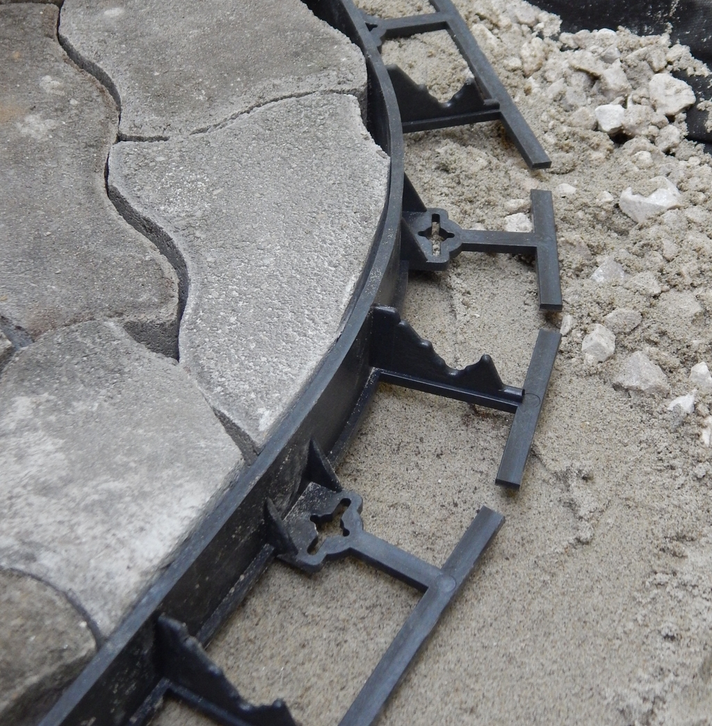 Ágyásszegély "Border 78" 100x8x7,8 cm 8 db