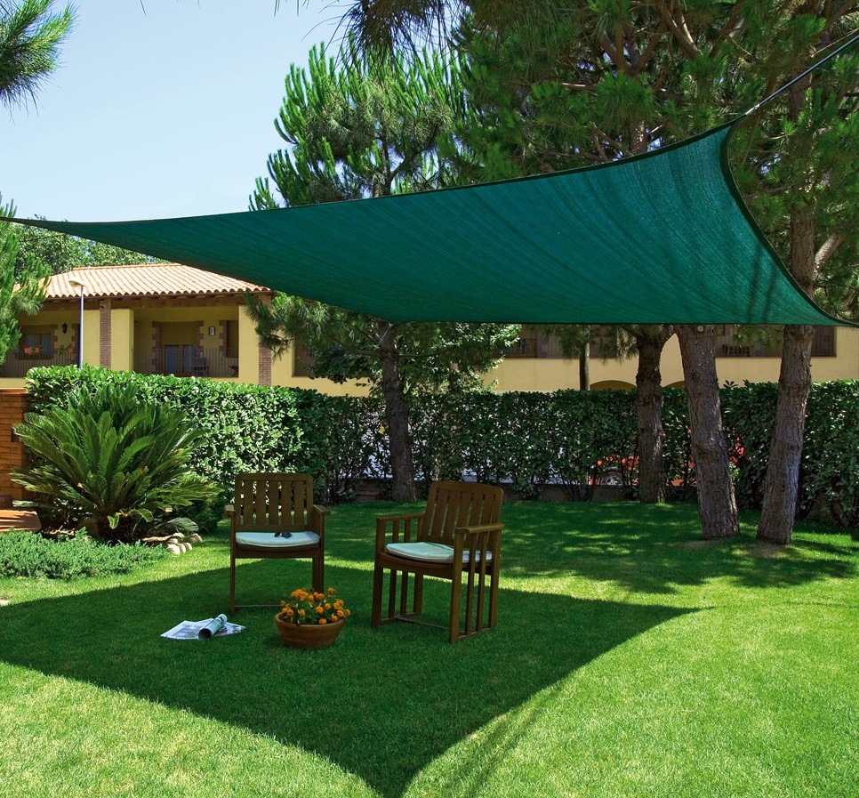 Sun-net Kit Tissé green 3,6x3,6 m