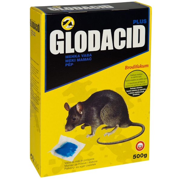 Glodacid rodenticide pulp Plus 0,5 kg