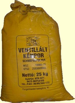 Vented sulphur powder 25 kg
