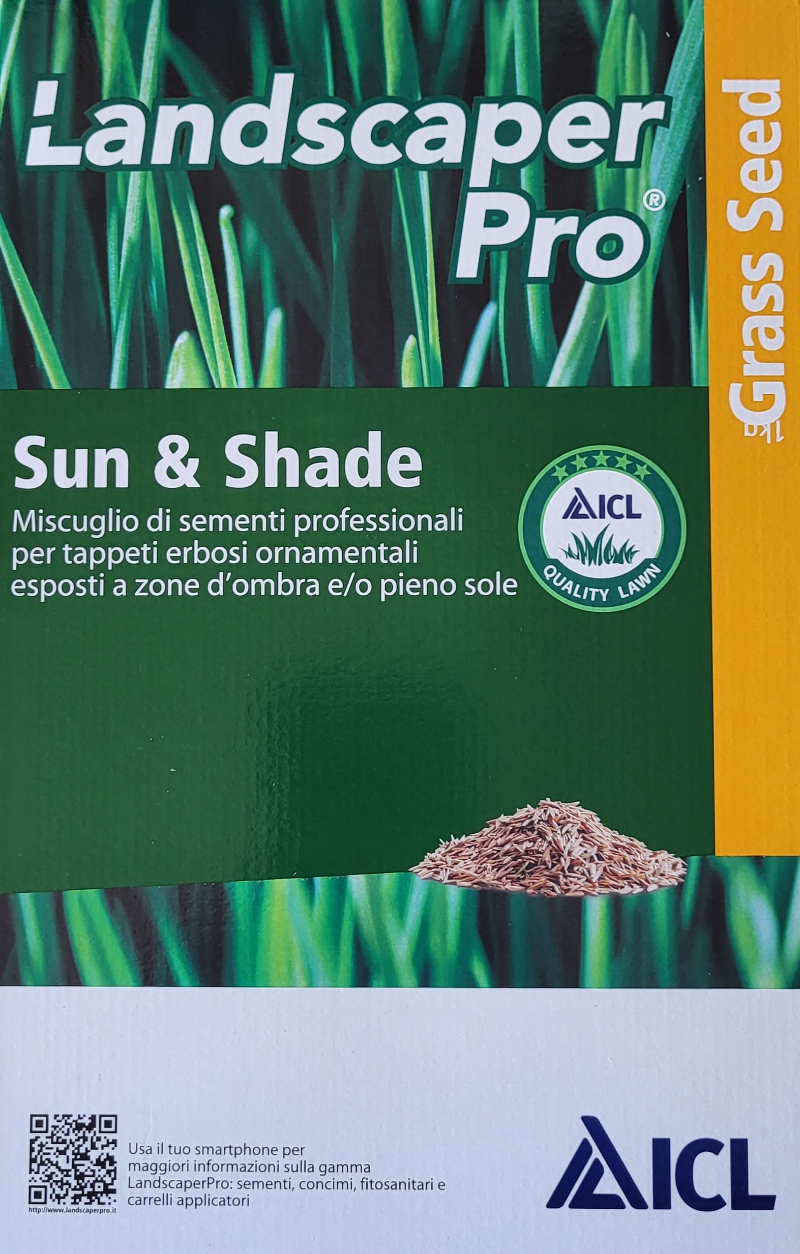 ICL grass seed Sun &amp; Shade (shade tolerant) 1 kg