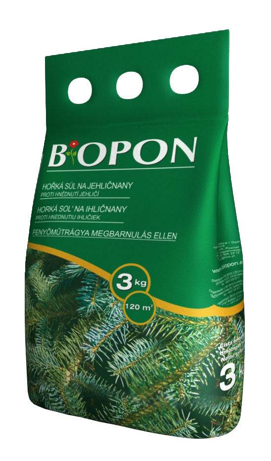 Biopon pine fertilizer against browning 3 kg