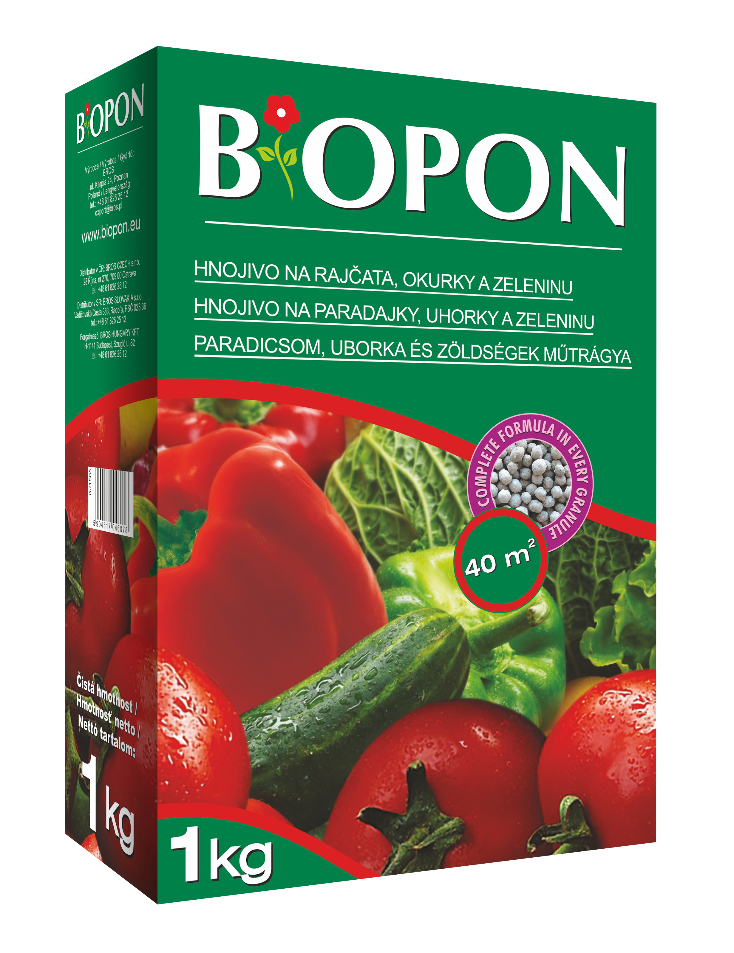 Biopon fertilizer for tomatoes, cucumbers and vegetables 1 kg
