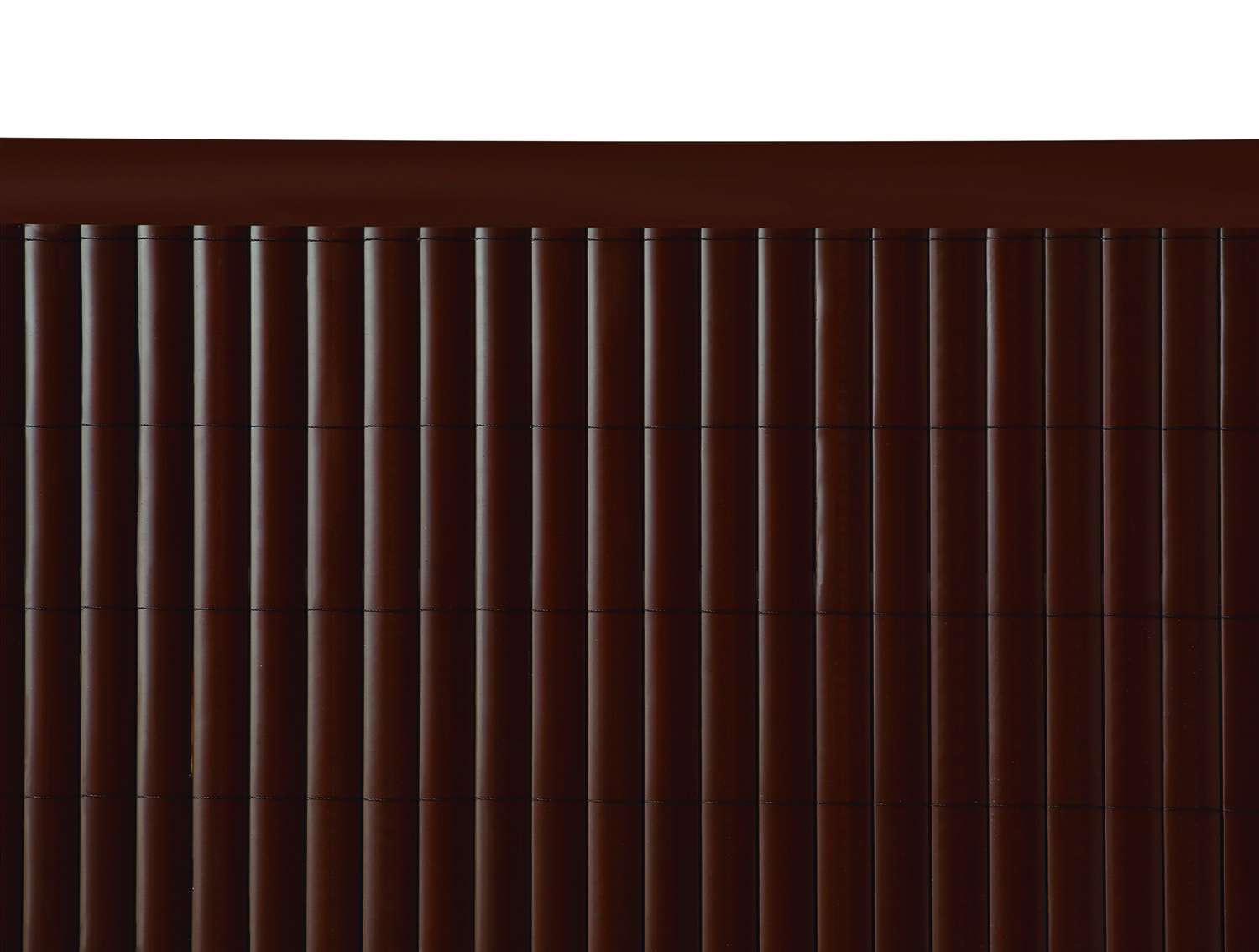 Oval plastic reed Litecane PVC brown 1,5x3 m