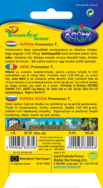 Sweet pepper Promontor F1 15 seeds