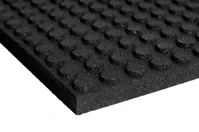 Rubber sheet for livestock Black 50x1000x1000mm stable rubber sheet
