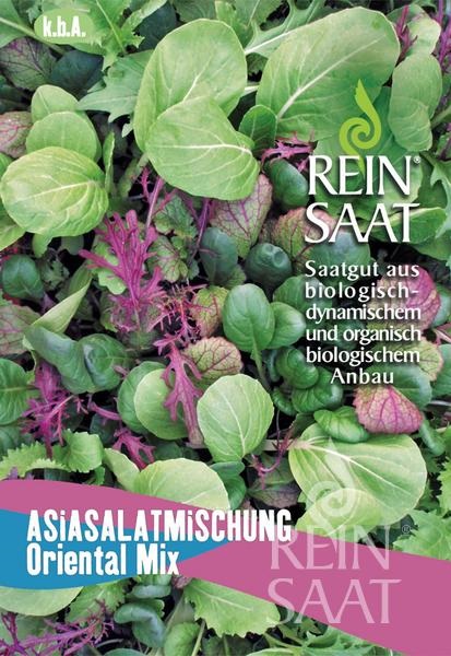Asia lettuce organic Oriental Mix Rein Saat approx. 4-5 m2