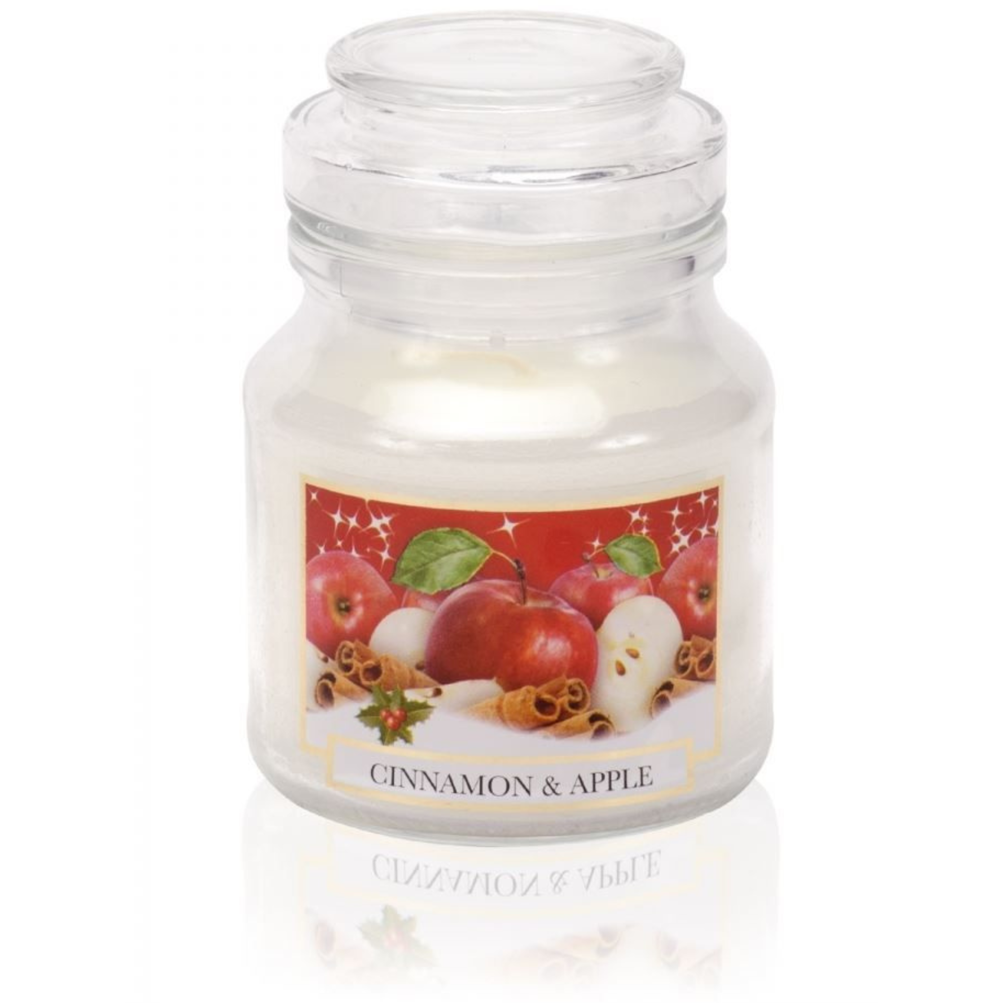 Scented glass Premium, cinnamon and apple resealable 130 g