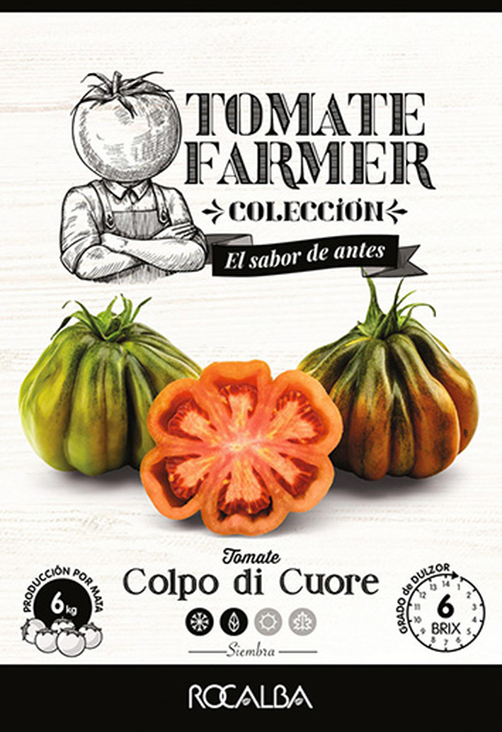 Tomatoes Colpo di Cuore (Farmer) Rocalba 8 grains