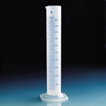 Measuring cylinder plastic div. 400 ml