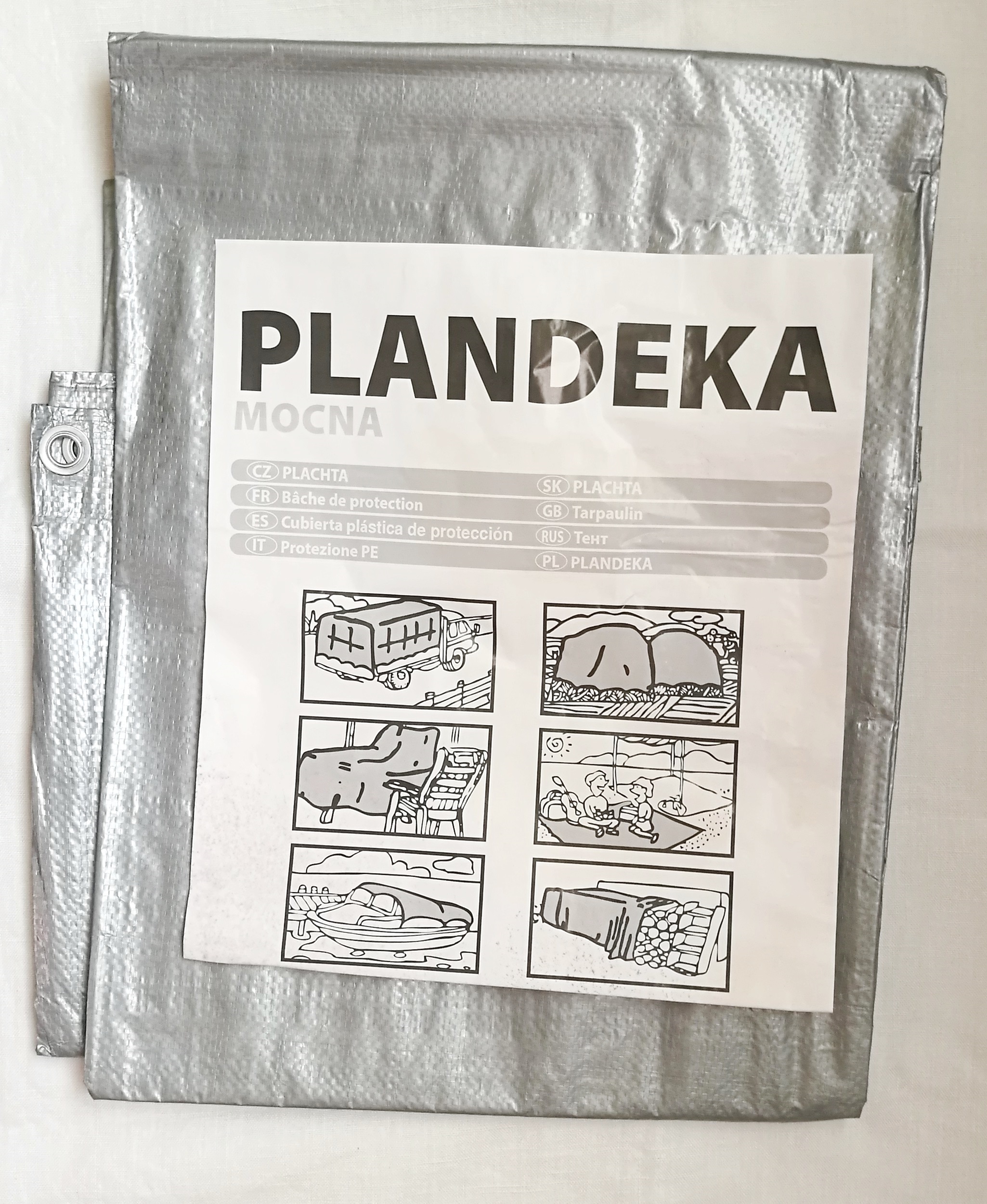 Blanket 110g/m2 6m x 8m (silver)