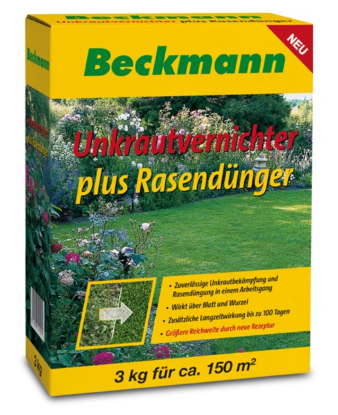 Beckmann weed killer lawn manure 22-5-5 3kg