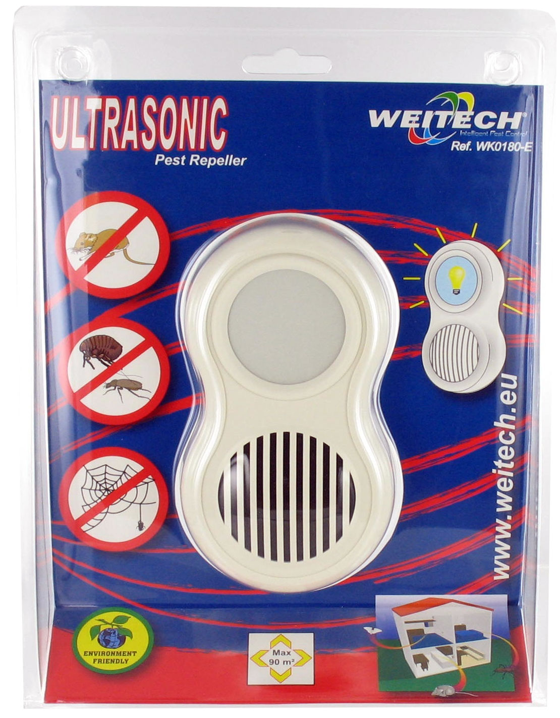Ultrasonic pest alarm 90m2 Weitech