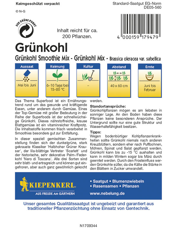 Leveleskel Smoothie Mix Kiepenkerl approx. 200 grains