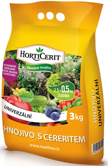 Granulated fertilizer (Horticerit) Universal 3 kg