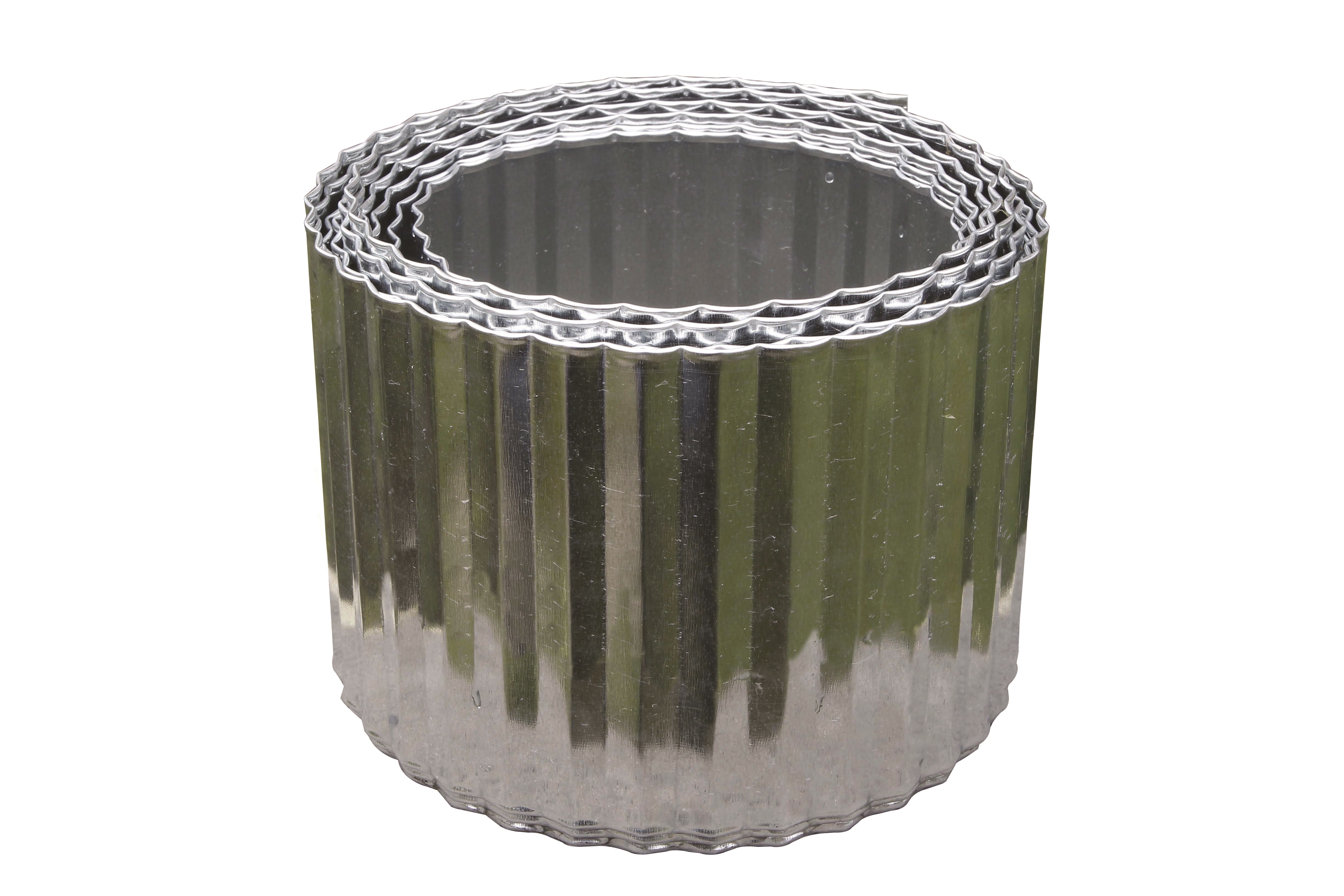 Galvanizált ágyásszegély antracit Steely Bordura 0,14 mx6 m