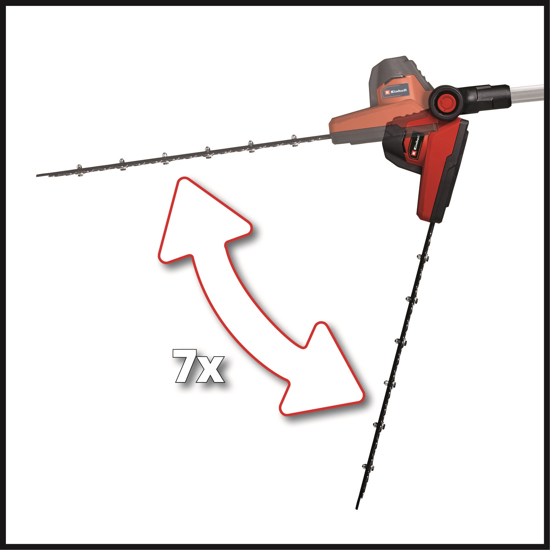Einhell Akkumulátoros magassági sövénynyíró GC-HH 18/45 Li T - Solo