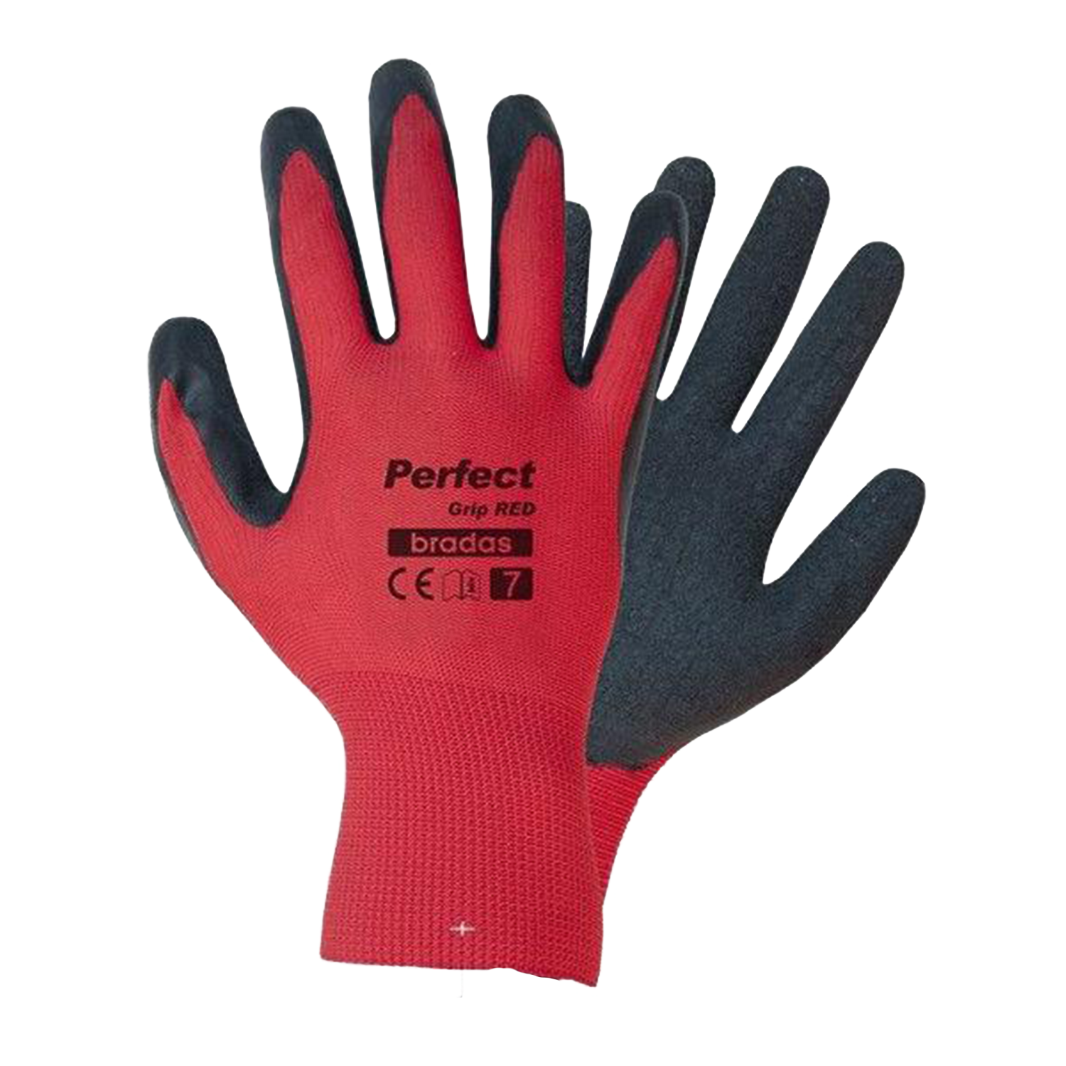 Garden gloves Perfect grip red, latex size 9