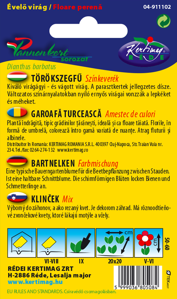 Turk's clove yellow flower colour mix 0,5g