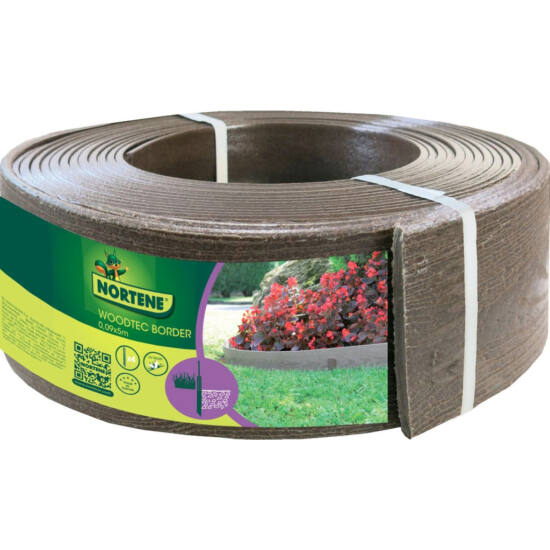 WPC ágyásszegély Woodtec Border barna 0,09x5m