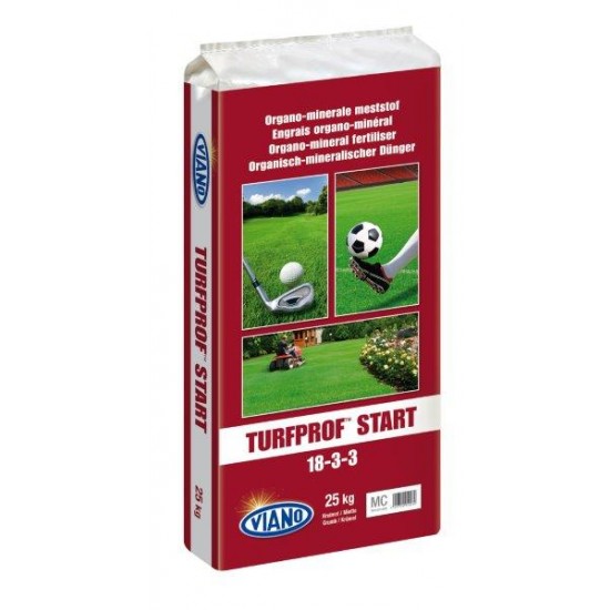 Viano Turfprof Start szerves gyeptáp  18-3-3 25 kg
