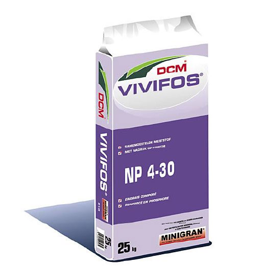 DCM Vivifos rooting organic plant food 4-30-0 25 kg