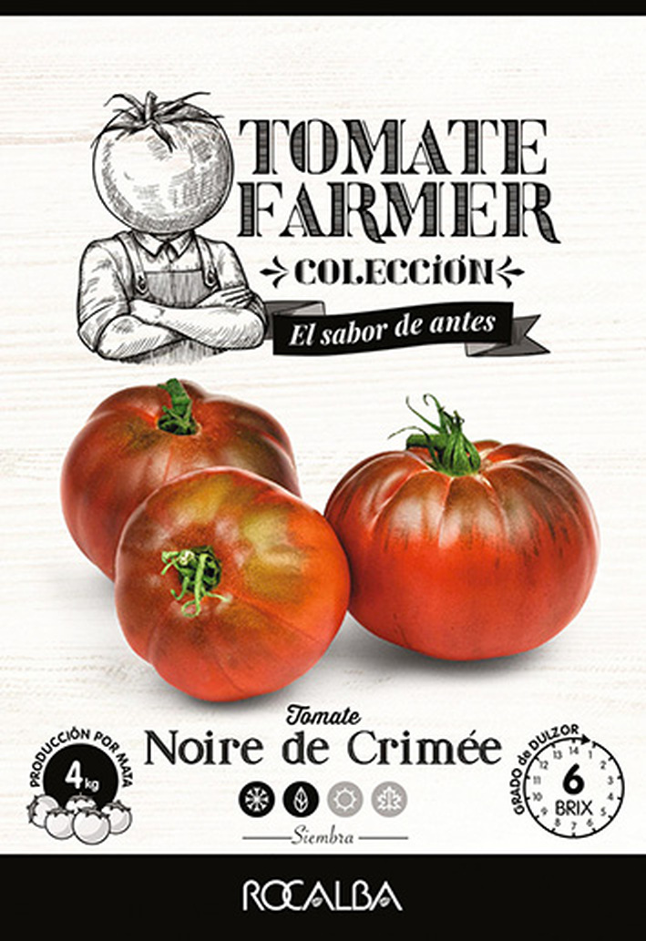 Tomato Noire de Crimée (Farmer) Rocalba 19 grains