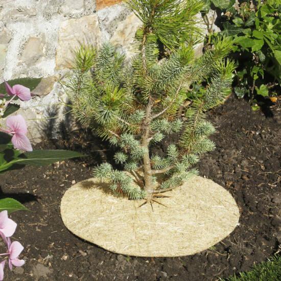 Talajtakaró 100% természetes Chanvrelin 500 natur 40 cm átmérő