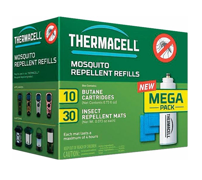 Thermacell R-10 Standard refill Mega Pack (10 cartridges, 30 tabs)
