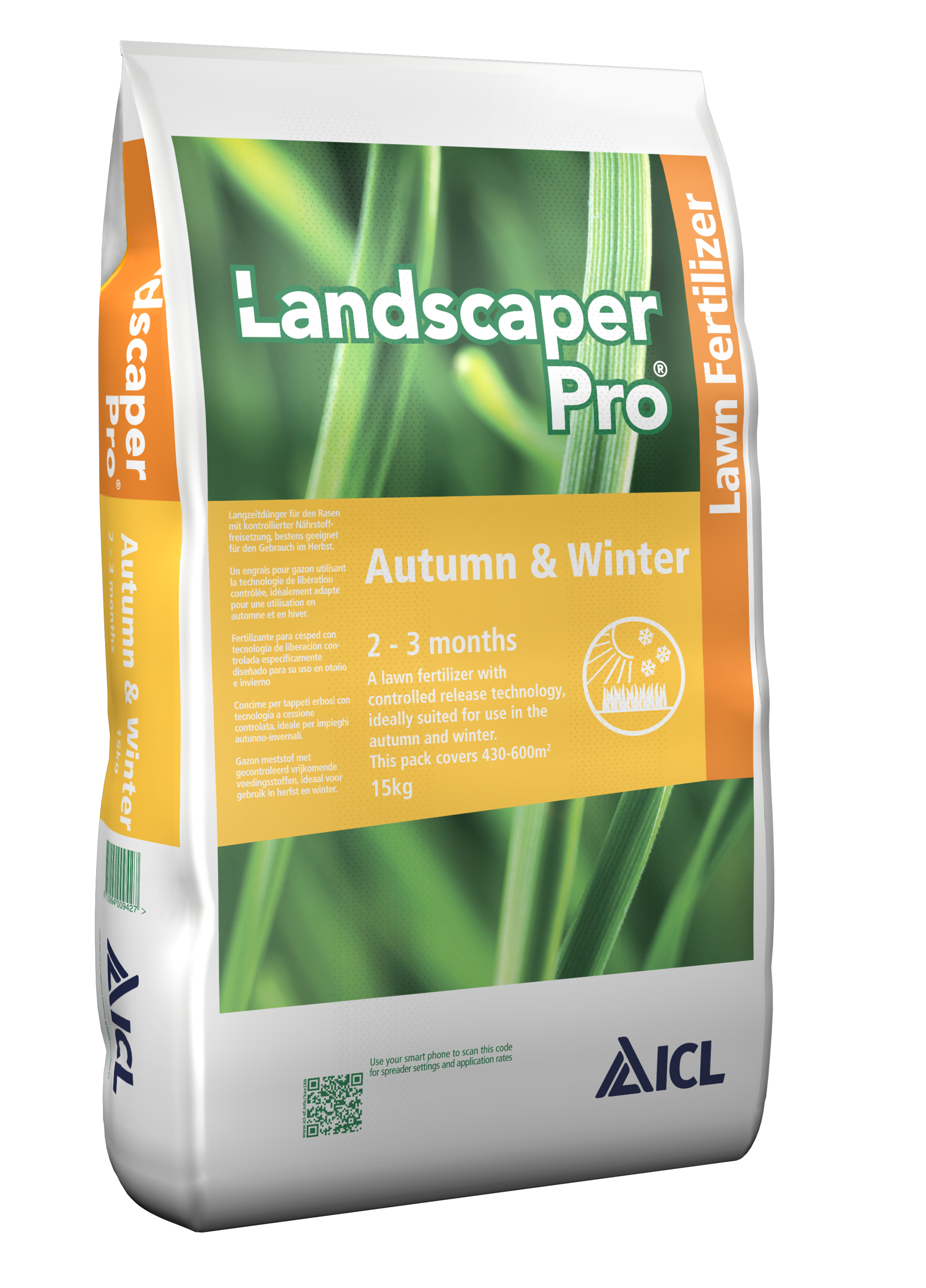 ICL Autumn&amp;Winter Autumn lawn conditioner 12-05-20+5CaO+2MgO 2-3 months 15 kg