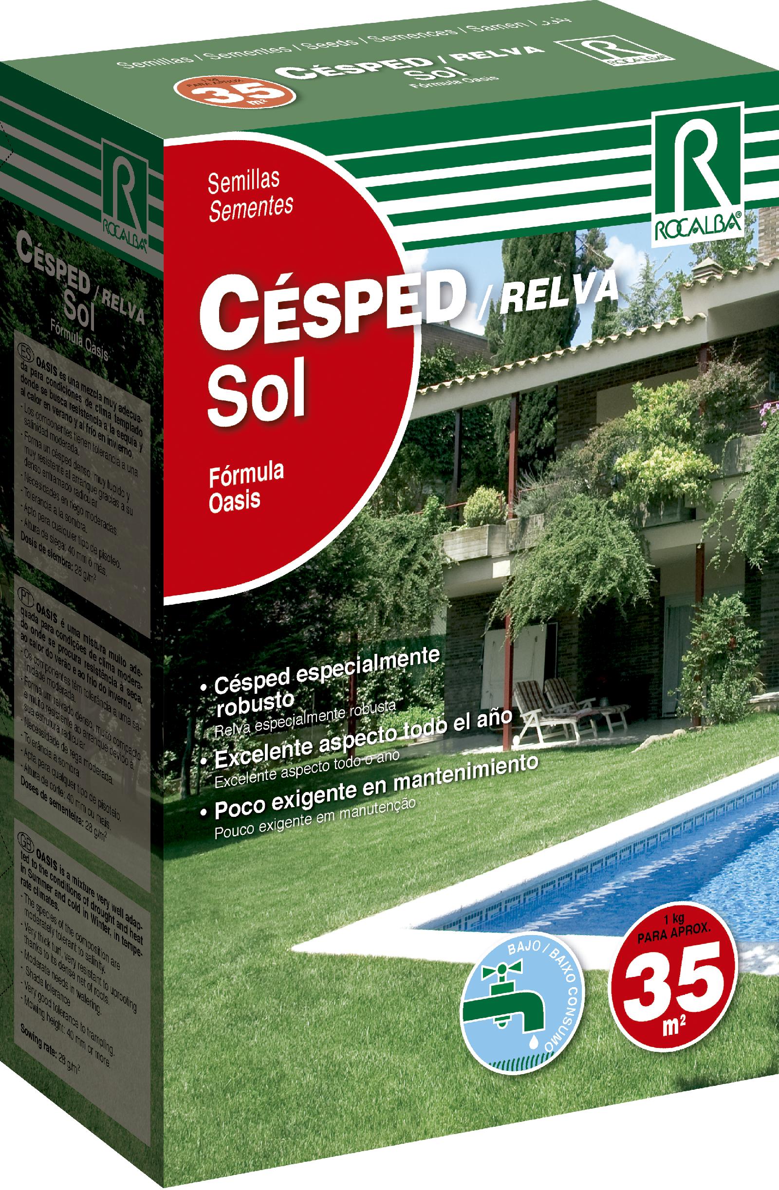 Fűmag Rocalba Sol Oasis-szárazságtűrő 1 kg