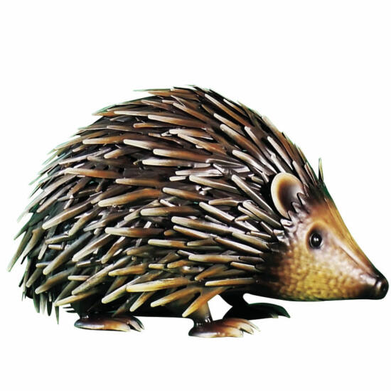 Sün figura fémből barna Hogy 26 x 16 x 16 cm