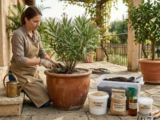 Adj új életet nagyméretű dézsás növényeid talajának, átültetés nélkül