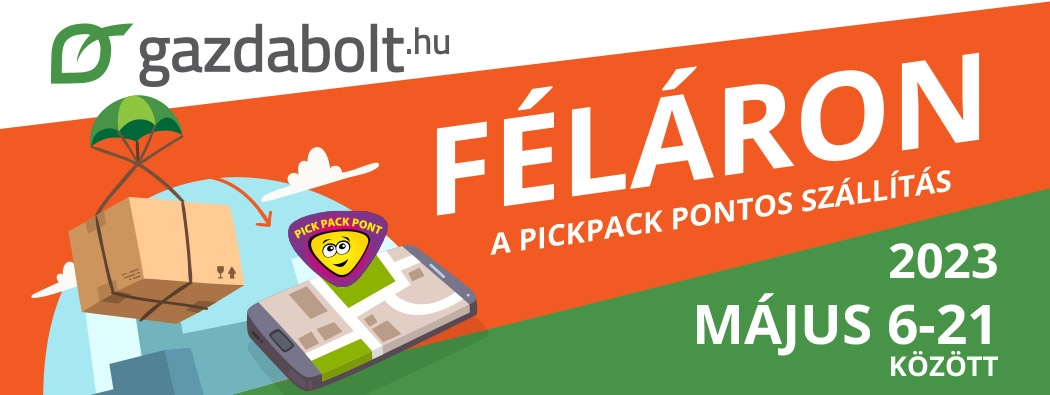 Féláron a csomagpontra szállítás!
