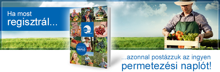 Regisztrációért cserébe, ingyenes permetezési napló