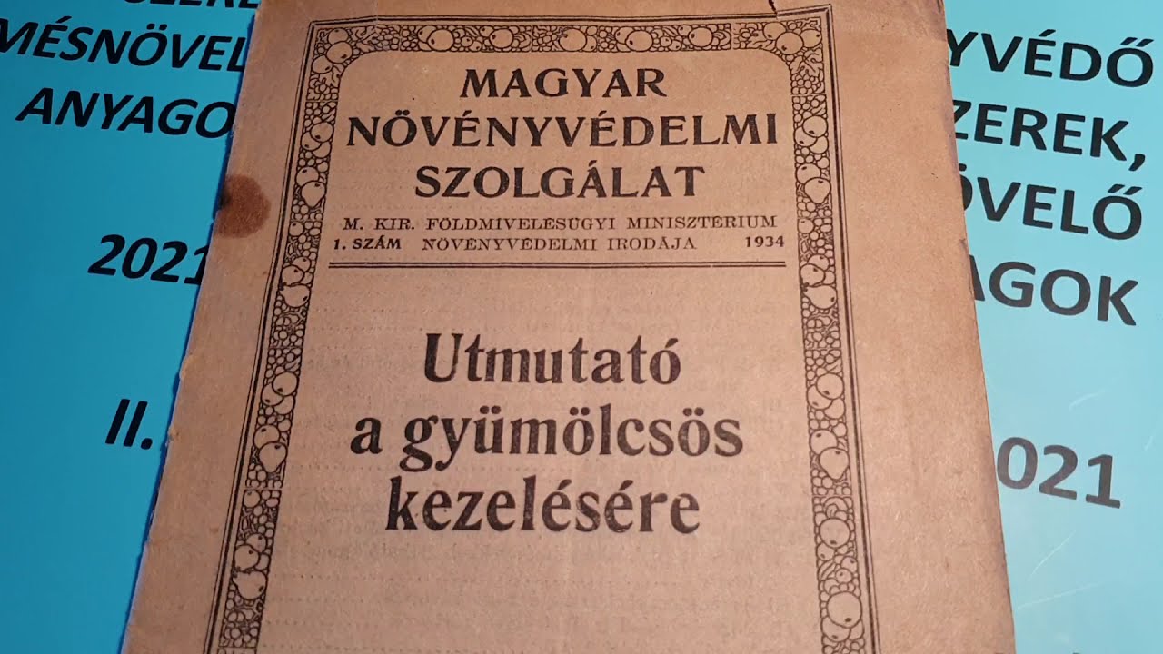 Növényvédő szerek, termésnövelő anyagok 2021 I-II bemutató