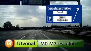 Gazdabolt_2 üzlet megközelítése az M0-ról az M1/M7 felől